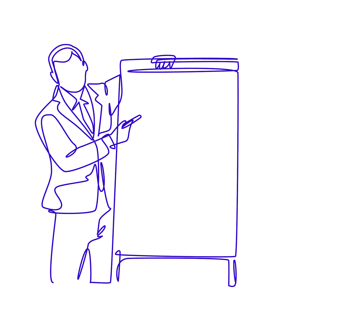 picto homme tableau