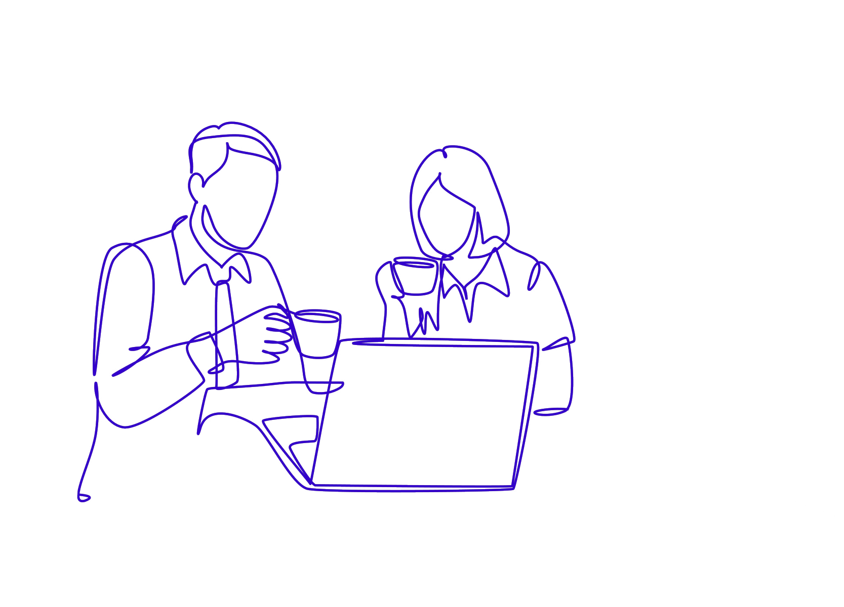 Illustration Bee Happy stratégie de contenu