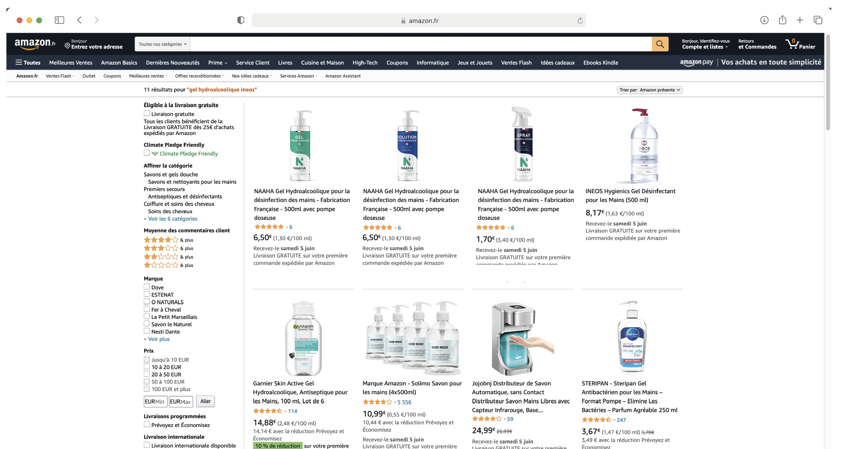 ecommerce naaha