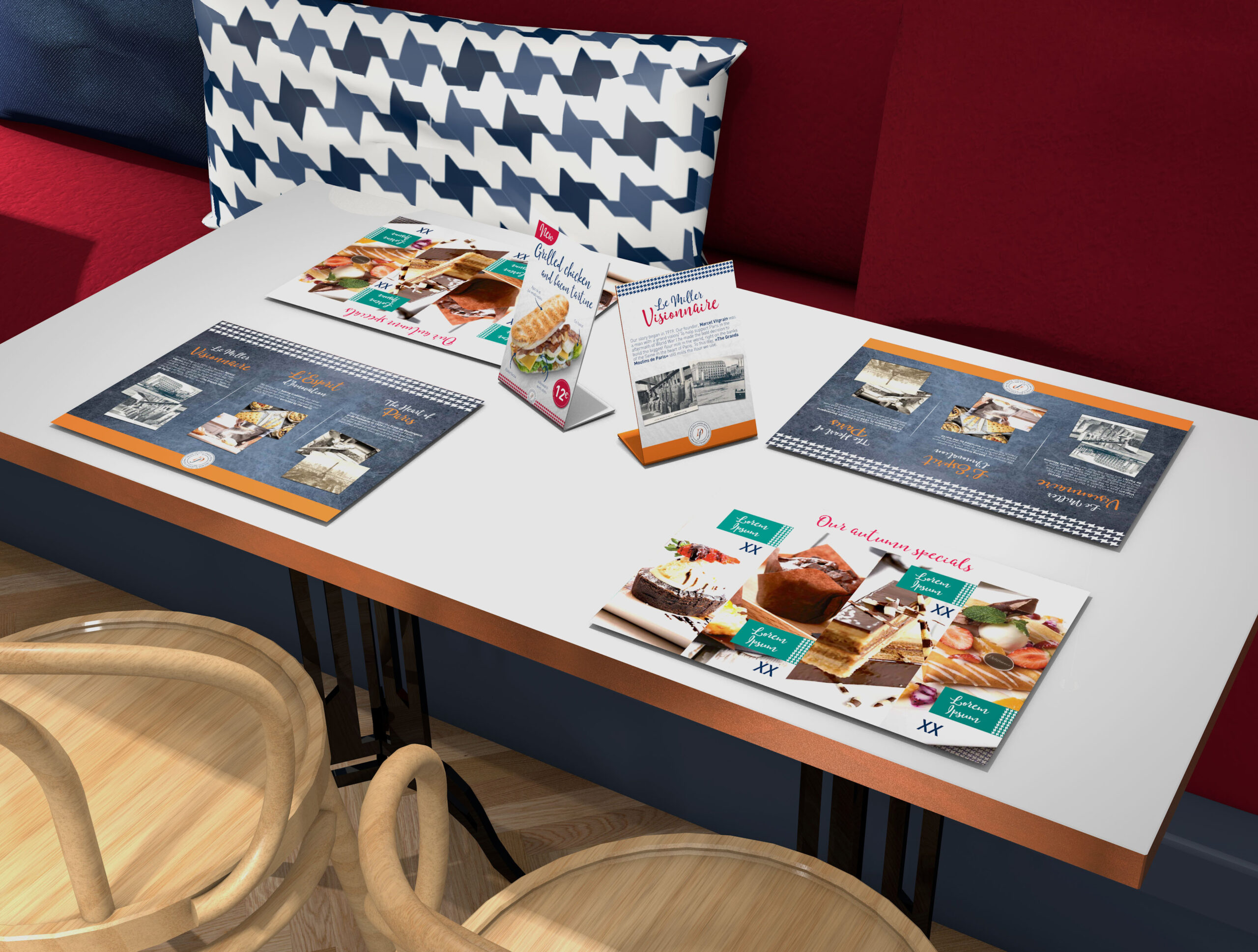 merch delifrance franchise 3d table