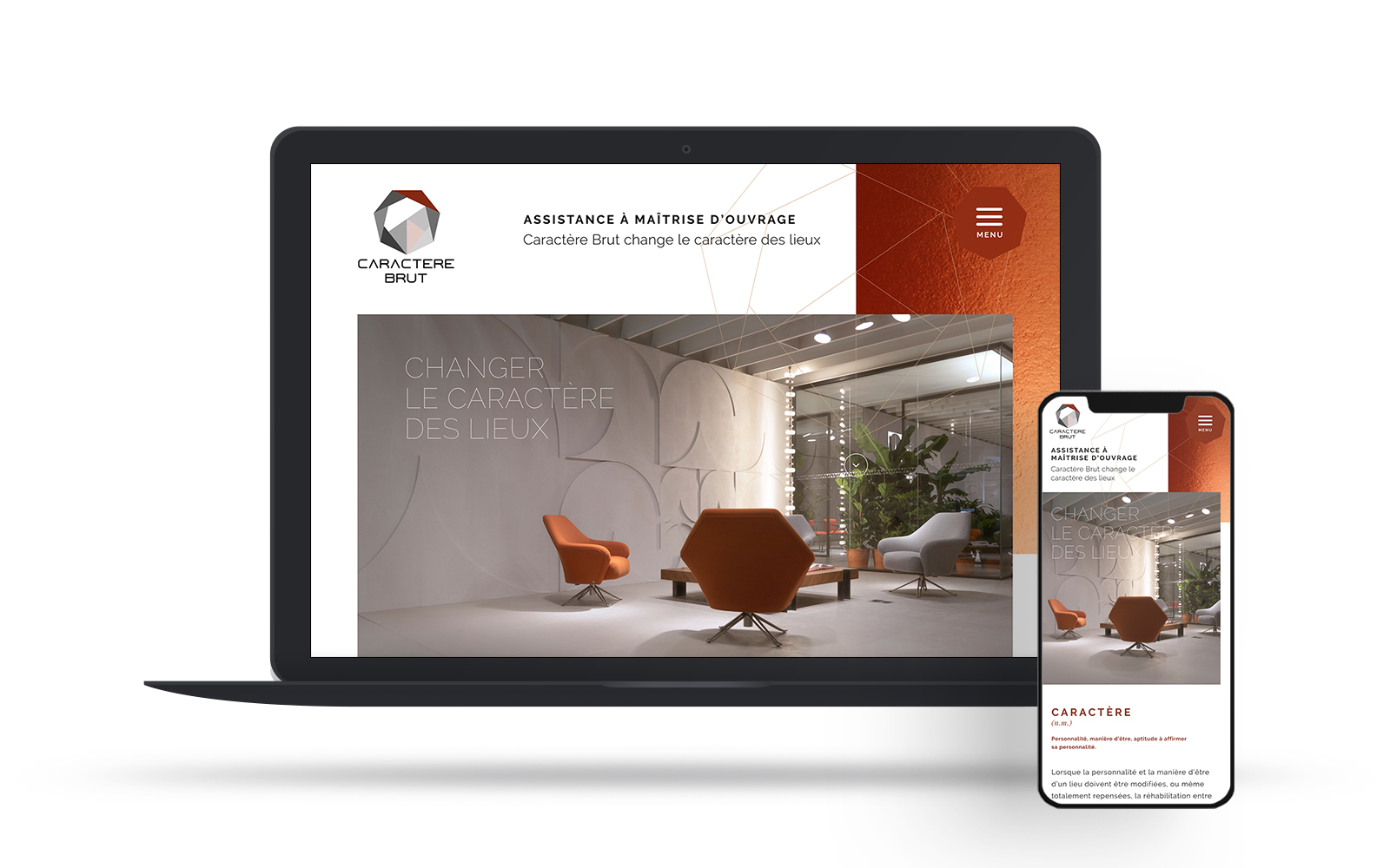 mockup caracterebrut