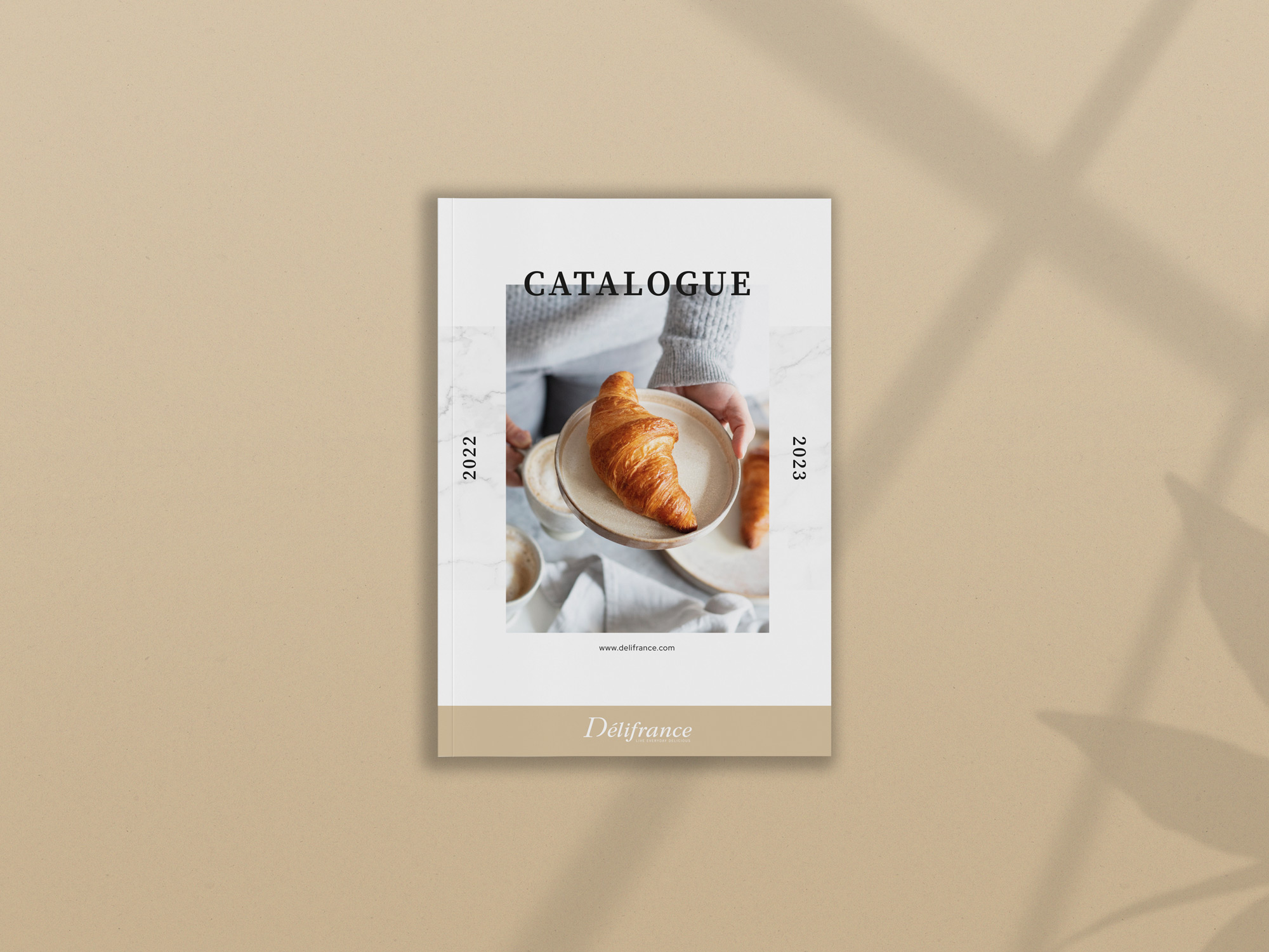 Agence Bee Happy -  Réalisation du nouveau design des catalogues produits BtoB Délifrance.