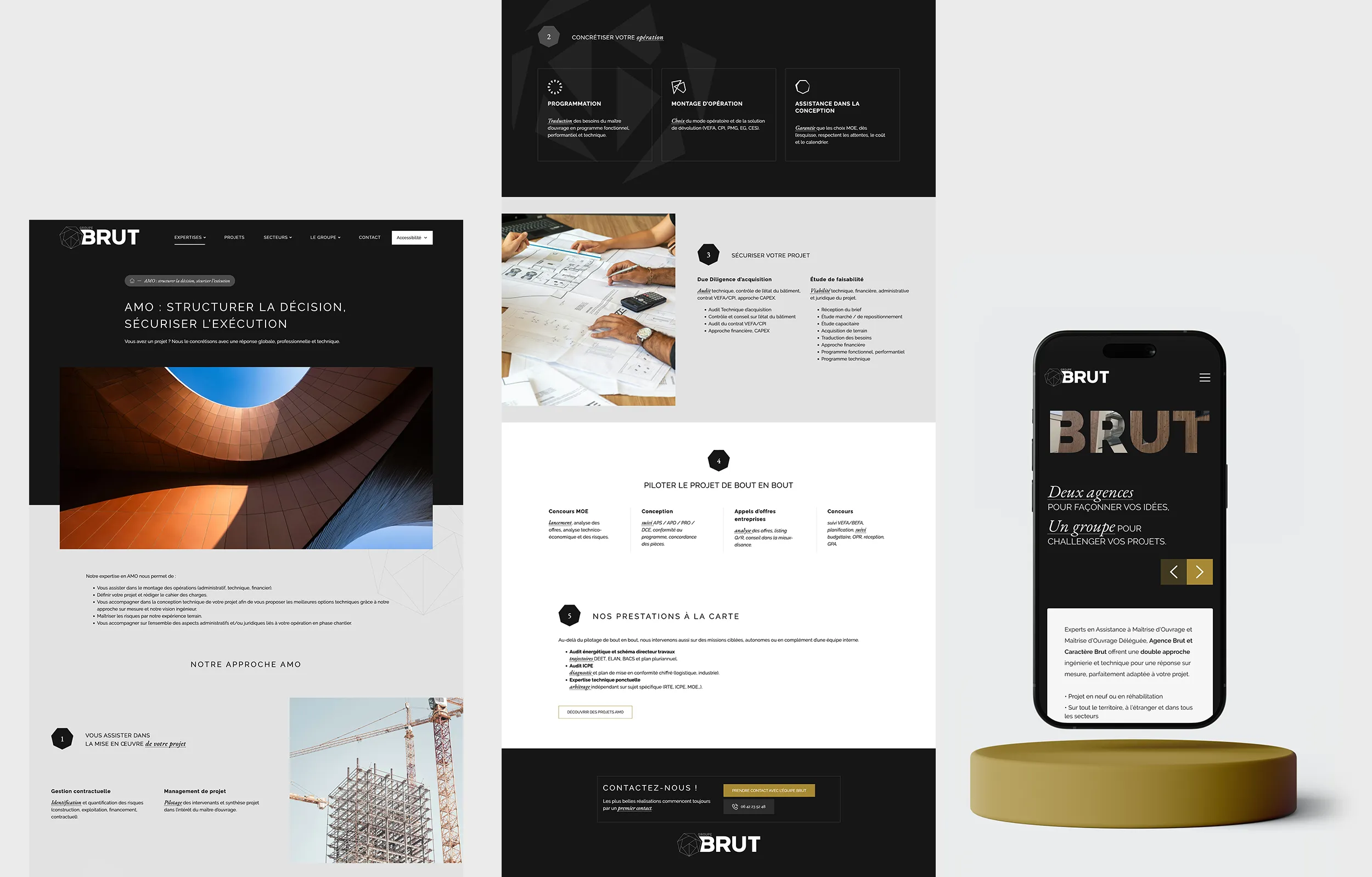 Bee Happy signe la nouvelle identité et le site éco-conçu de Groupe Brut