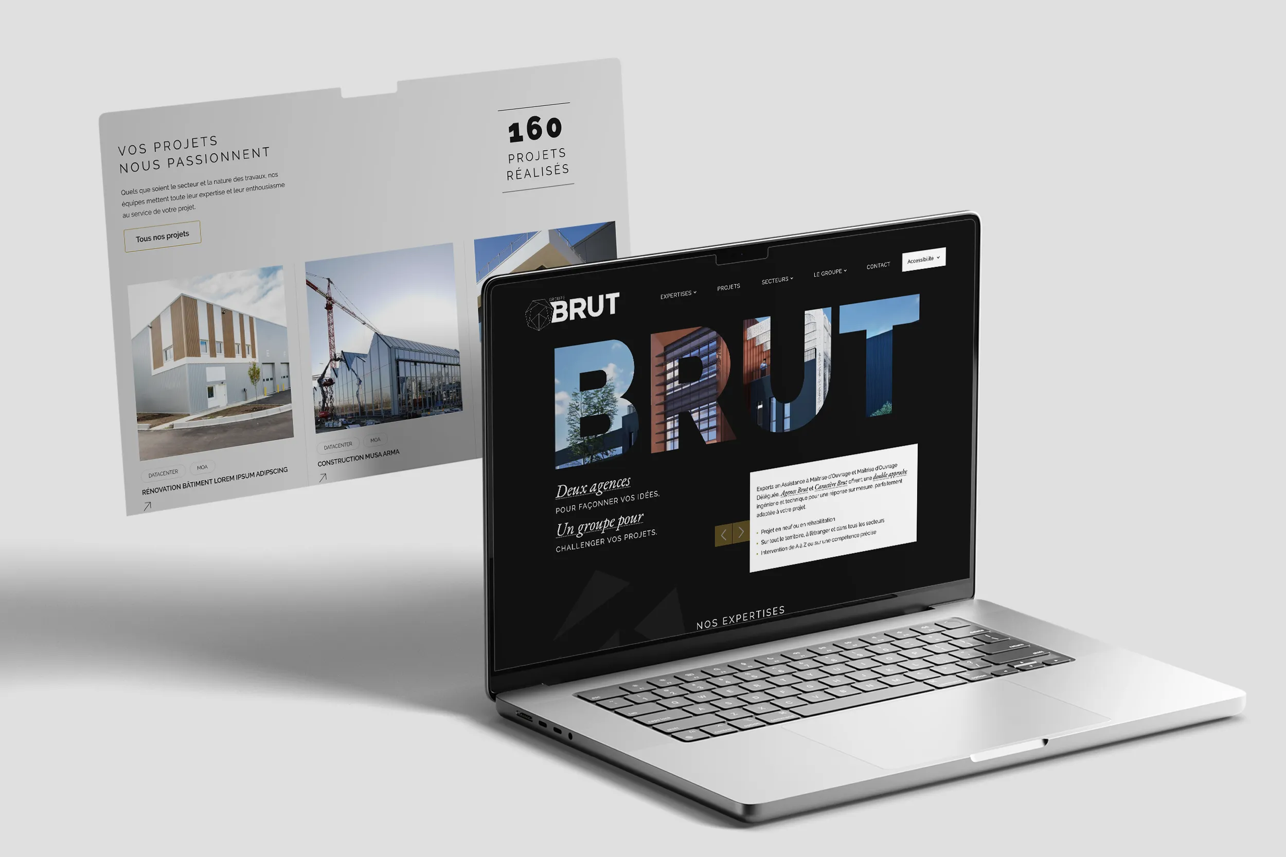 Bee Happy signe la nouvelle identité et le site éco-conçu de Groupe Brut